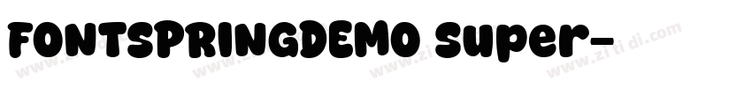 FONTSPRINGDEMO Super字体转换